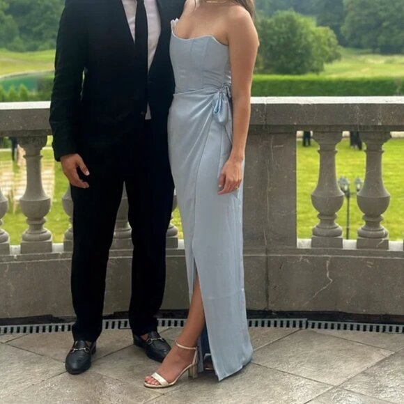 NWT! V. Chapman "June" Full Length Dress in Kentucky Blue - Size 4 Rare color! - Picture 3 of 16